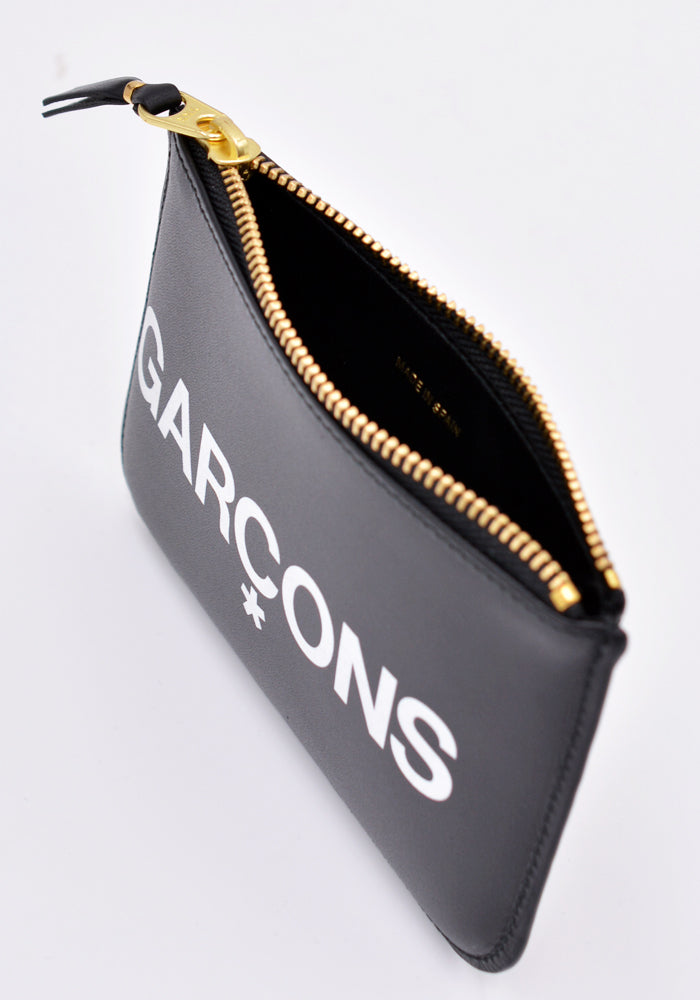 COMME des GARCONS Huge Logo Wallet Black