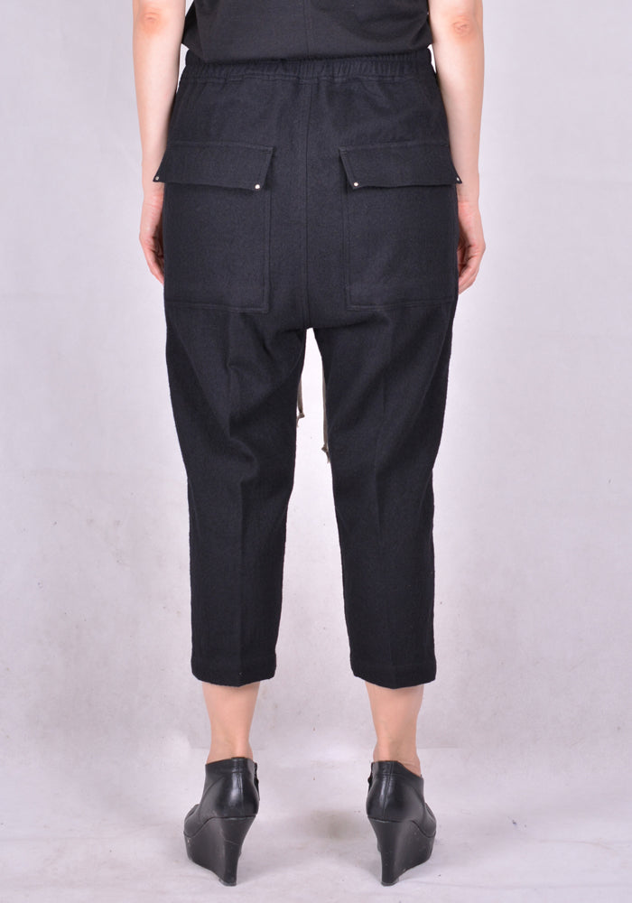 RICK OWENS リックオウエンス通販 DRAWSTRING PANTS BLACK FW20