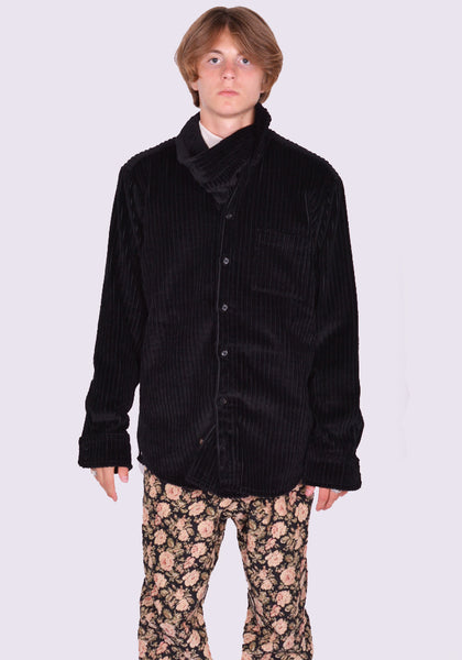 BLESS Nº 68 NECKERCHIEFER SHIRT BLACK CORDUROY | DOSHABURI Online Shop