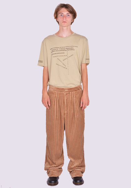 BLESS Nº 78 3040 ULTRA WIDE PLEATED TROUSERS JUMBO CORDUROY BEIGE | DOSHABURI Onlien Shop