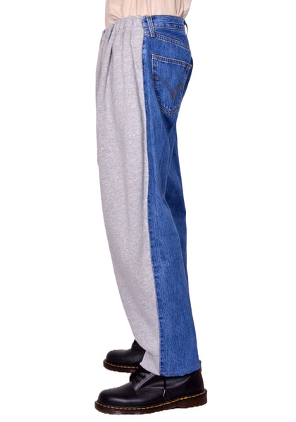 BLESS Nº68  OVERJOGGINGJEANS LIGHTGREY, DENIMBLUE | DOHSABURI Shop
