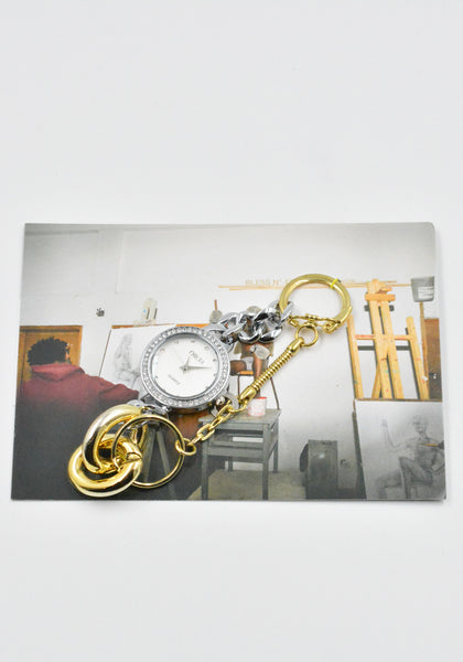 BLESS N°73 MATERIALMIX BRACELET WATCHSILVER SS26 | DOSHABURI Shop