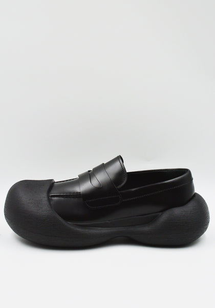 CAMPERLAB CARAMBA LEATHER MOCASINES BLACK FW25 | DOSHABURI Online Shop