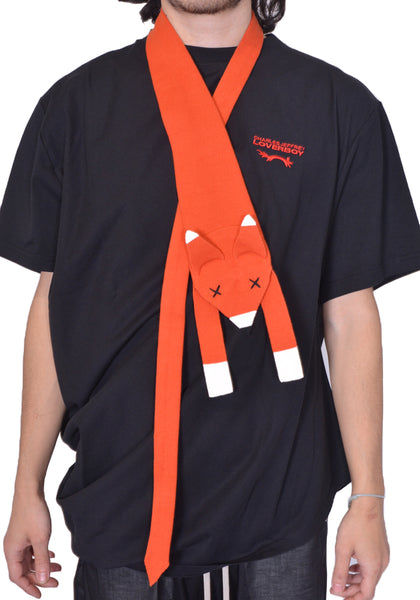 CHARLES JEFFREY LOVERBOY ANIMAL TIE ORANGE SS25 | DOSHABURI Shop