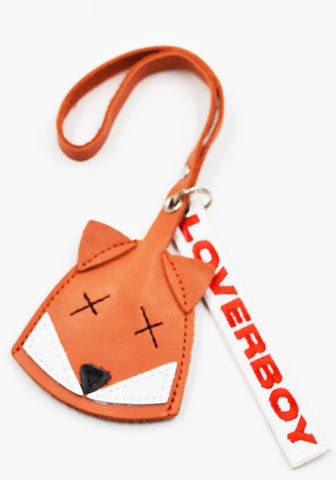 CHARLES JEFFREY LOVERBOY BAG TAG ORANGE FW25 | DOSHABURI Online Shop