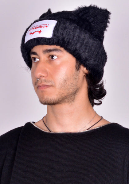 CHARLES JEFFREY LOVERBOY FLUFFY CHUNKY EARS BEANIE FW24 | DOSHABURI Shop