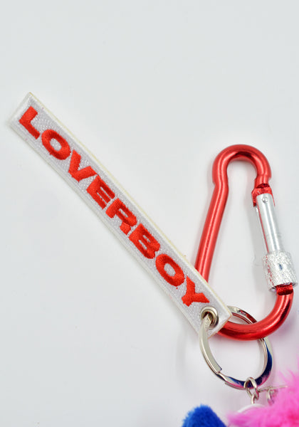 CHARLES JEFFREY LOVERBOY FLUFFY MONSTER KEYRING FW24 | DOSHABURI Shop