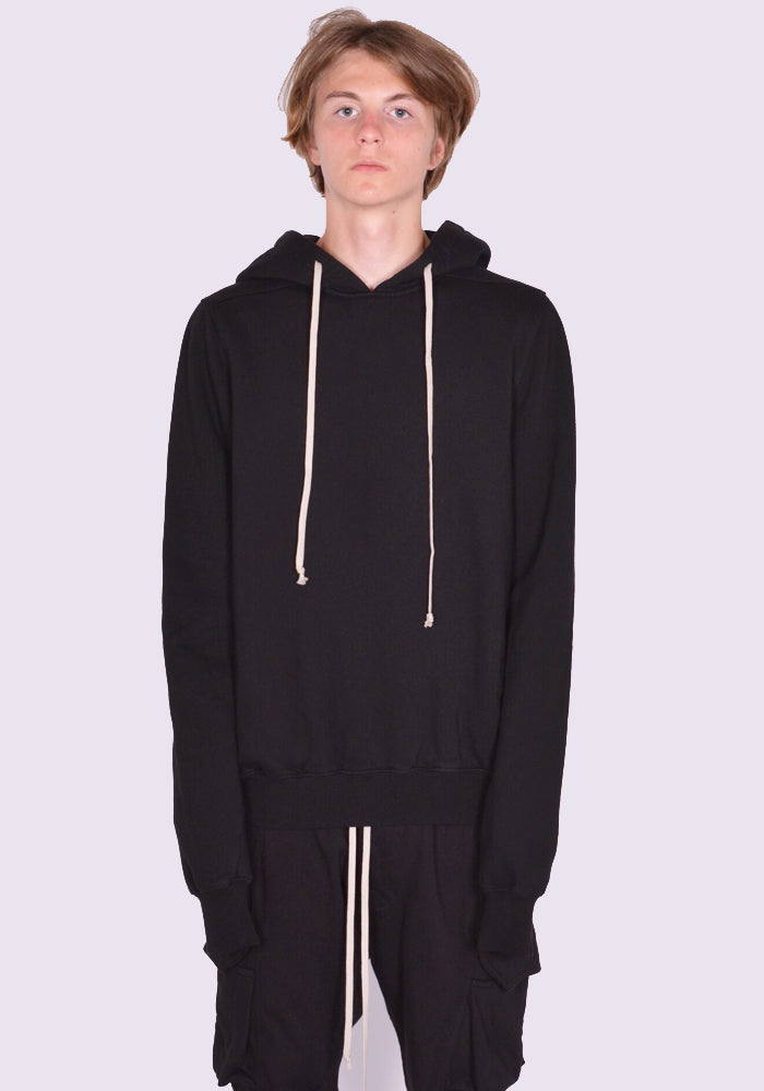 RICK OWENS DRKSHDW GRANBURY SWEAT HOODIE BLACK FW24 | DOSHABURI Online Shop