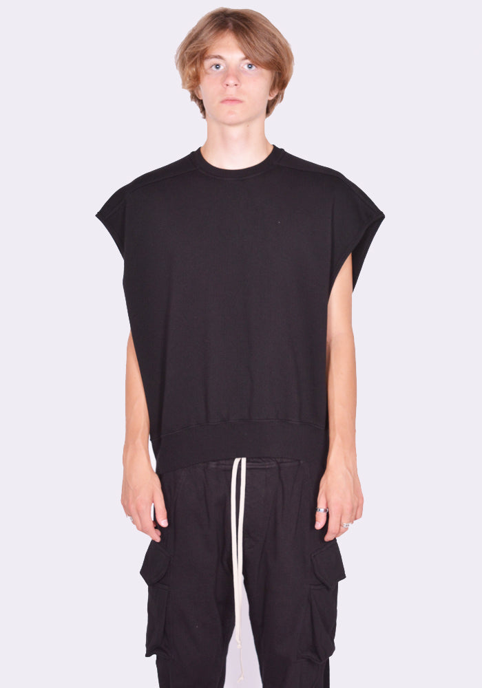 RICK OWENS DRKSHDW JUMBO TATLIN SLEEVELESS SWEATSHIRT FW24 | DOSHABURI Online Shop