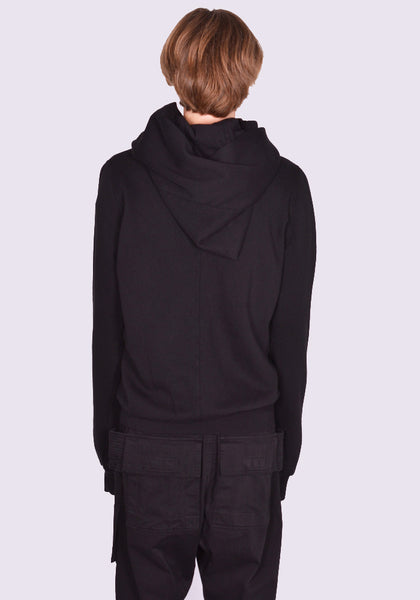 RICK OWENS DRKSHDW MOUNTAIN ZIP SWEAT HOODIE BLACK FW24 | DOSHABURI Online Shop