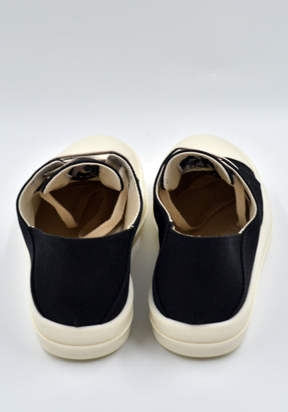 RICK OWENS DRKSHDW SLIP ON DENIM SHOES BLACK/MILK FW24 | DOSHABURI Online Shop