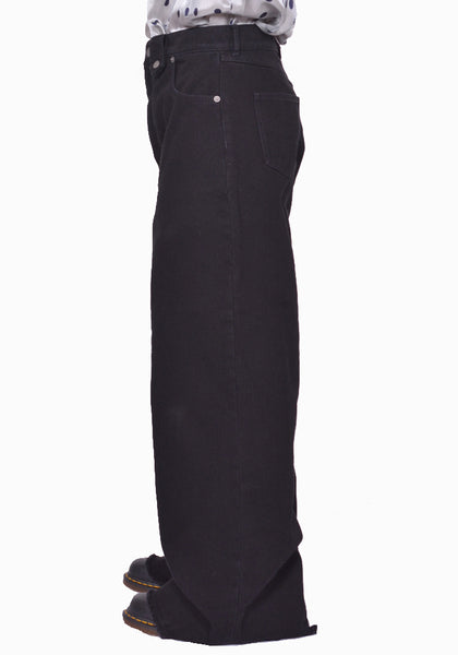 EGONLAB. DN006C BAGGY DENIM PANTS BLACK SS25 | DOSHABURI Online Shop