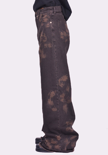 EGONLAB. BAGGY DENIM PANTS BLACK FW24 | DOSHABURI Online Shop