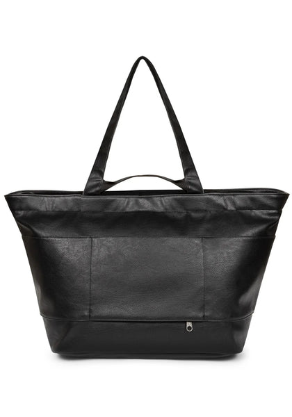 EGONLAB EASTPAK EGON TOTE L FAUX LEATHER BLACK SS26 | DOSHABURI Shop