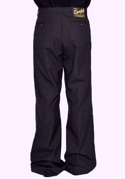 EGONLAB. AW24PT003A LARGE PANTS BLACK WOOL FW24 | DOSHABURI Online Shop