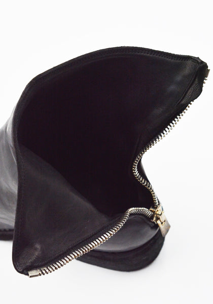 GUIDI 796Z SOFT HORSE FULL GRAIN LEATHER SHORT BOOTS BLACK | DOSHABURI Shop