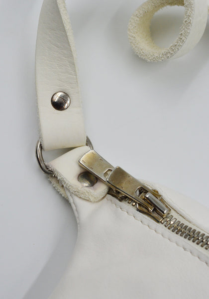 GUIDI BV06 SOFT HORSE FULL GRAIN LEATHER SMALL FANNY BAG WHITE | DOSHABURI Shop