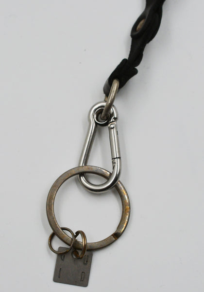 GUIDI HB03 SOFT HORSE FULL GRAIN LEATHER KEYCHAIN BLACK | DOSHABURI Shop