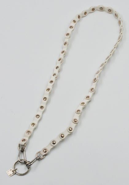 GUIDI HB05 SOFT HORSE FULL GRAIN LEATHER KEYCHAIN WHITE | DOSHABURI Shop