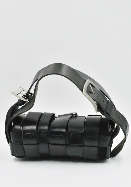 HODAKOVA BUCKLE BAGUETTE BAG BLACK SS26 | DOSHABURI Shop