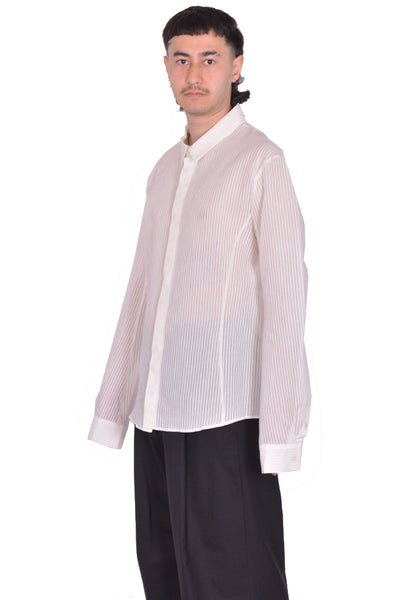 INDIVIDUAL SENTIMENTS BASIC LONG SLEEVE SHIRT WHITE SS25 | DOSHABURI nline Shop