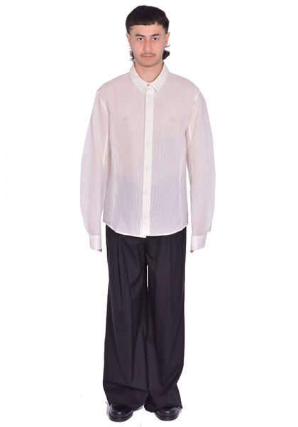 INDIVIDUAL SENTIMENTS BASIC LONG SLEEVE SHIRT WHITE SS25 | DOSHABURI nline Shop