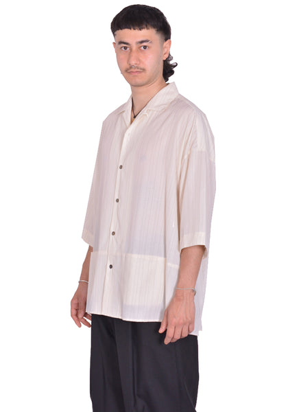 INDIVIDUAL SENTIMENTS SH59S-LC46 BOWLING SHIRT ECRU SS25 | DOSHABURI Shop