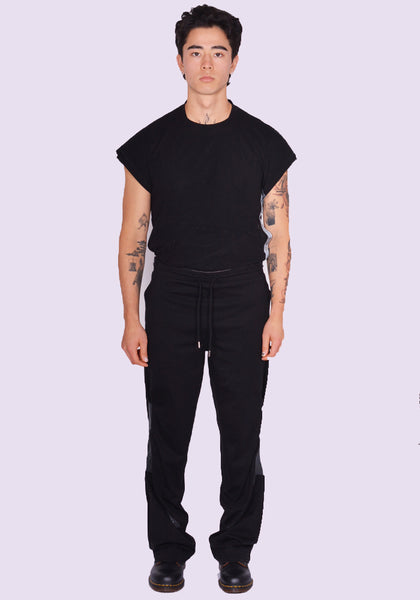 KIKO KOSTADINOV ALEC K-DART JERSEY TROUSER BLACK SS25 | DOSHABURI Shop