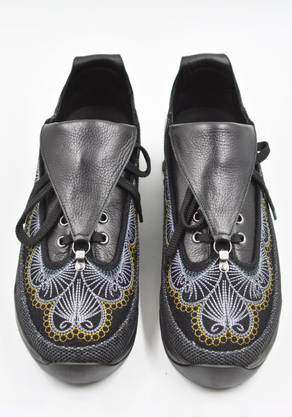 KIKO KOSTADINOV CHALICE LACE UP SNEAKERS BLACK FW24 | DOSHABURI Shop