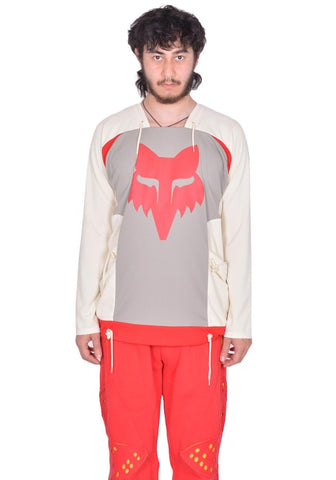 KIKO KOSTADINOV FOX LAB MESH POCKET TOP NATURAL FW25 | DOSHABURI Shop