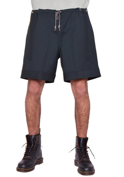 KIKO KOSTADINOV KAYAN SHORTS LIGHT WOOL SCARAB SS26 | DOSHABURI Shop