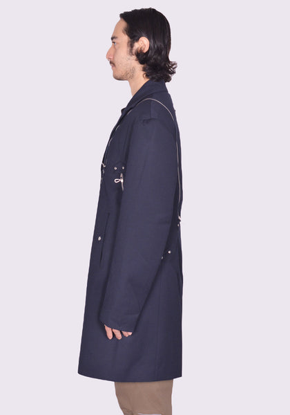 KIKO KOSTADINOV KNOX MULTI ZIP BLAZER  DARK NAVY FW24 | DOSHABURI Shop