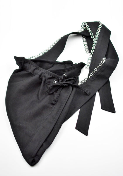 KIKO KOSTADINOV MEN KEST POUCH BAG SPACE BLACK SS26 | DOSHABURI Shop