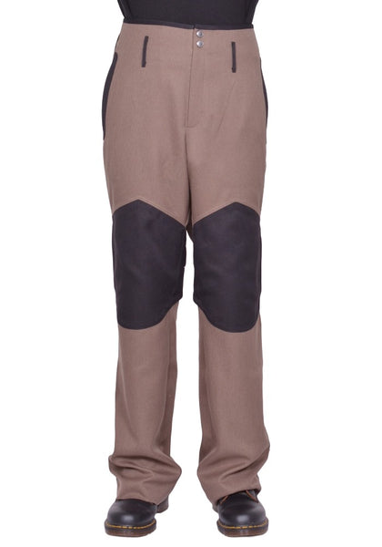 KIKO KOSTADINOV MEN ORVOS TROUSERS SEPIA/COAL BLACK FW25 | DOSHABURI Shop