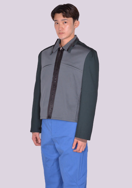 KIKO KOSTADINOV MEN UGO BLOUSON GREY/GREEN/BLACK | 50%OFF SALE | DOSHABURI Online Shop