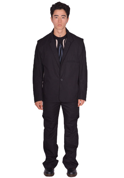 KIKO KOSTADINOV NAVIN K-DART BLAZER BLACK SS25 | DOSHABURI Online Shop