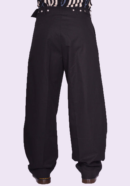 KIKO KOSTADINOV NAVIN WIDE TROUSER BLACK SS25 | DOSHABURI Online Shop