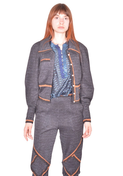 KIKO KOSTADINOV WOMEN COMPASS JACKET ABYSS BLACK SS26  | DOSHABURI Online Shop