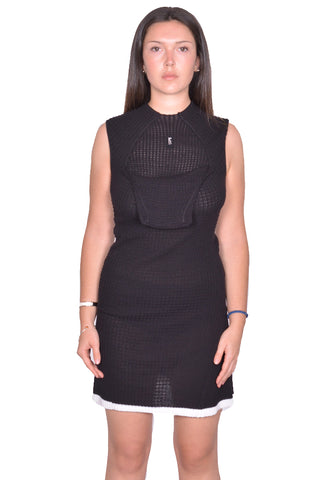 KIKO KOSTADINOV WOMEN VECTO KNIT TUNIC BLACK SS25 | DOSHABURI Shop