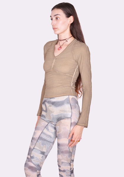 KNWLS GHOTO0OLIVE GHOST TOP OLIVE FW24 | DOSHABURI Online Shop