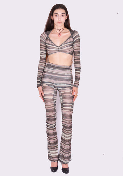 KNWLS IT0BLSTRIPE INFINITY TOP BLEACH STRIPE FW24 | DOSHABURI Online Shop