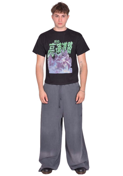 LU'U DAN GHOST RIDERS BOX T-SHIRT BLACK/GREEN FW25 | DOSHABURI Shop