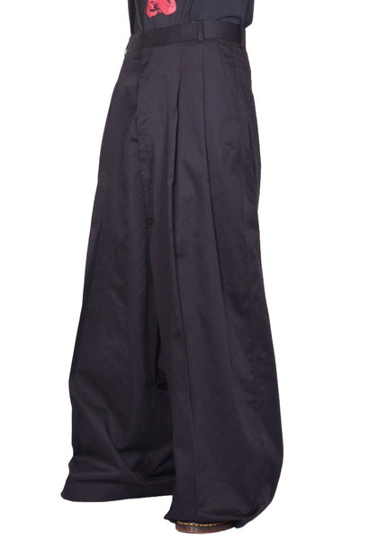 LU'U DAN OWLINE TROUSERS BLACK SS26 | DOSHABURI Onlin Shop
