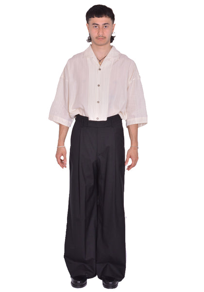 MARINA YEE  DIETRICH WIDE LEGGED PLEATED TROUSERS SS25 | DOSHABURI Shop