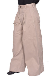 MARINA YEE JULIUS KNEE DARTS TROUSERS BEIGE SS25 | DOSHABURI Shop