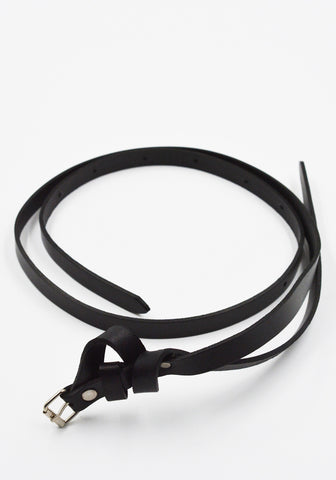 MARINA YEE U-TURN 15 ORIGAMI BELT BLACK FW25 | DOSHABURI Online Shop