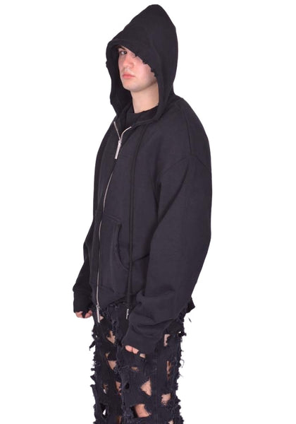 MATIERES FECALES SWEAT HOODIE PUNK SCLERA BLACK FW25 | DOSHABURI Shop