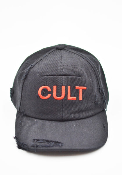 MATIERES FECALES UNISEX CULT CAP BLACK FW26 | DOSHABURI Shop