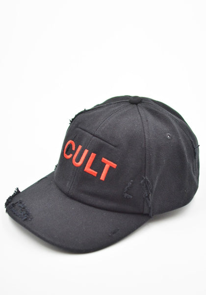 MATIERES FECALES UNISEX CULT CAP BLACK FW26 | DOSHABURI Shop
