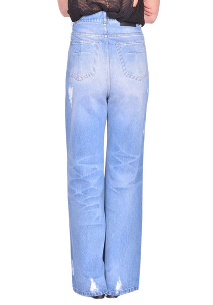 MATIERES FECALES UNISEX SLACK JEANS BLUE SS26 | DOSHABURI Shop